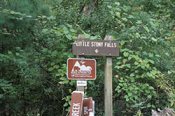 2nd sign for Little Stoney Falls