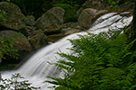 A small cascade below the bridge to Crystal Cascade