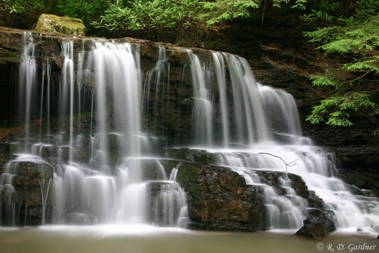 Laurel Run Falls in Hawkins Co., TN