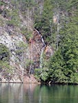 Little Laurel Branch Falls on Wilbur Lake