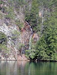 Little Laurel Branch Falls on Wilbur Lake