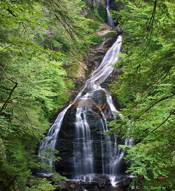 Moss Glen Falls near Stowe, Vermont