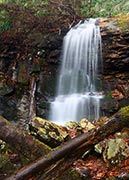Pine Ridge Falls in the Cherokee National Forest