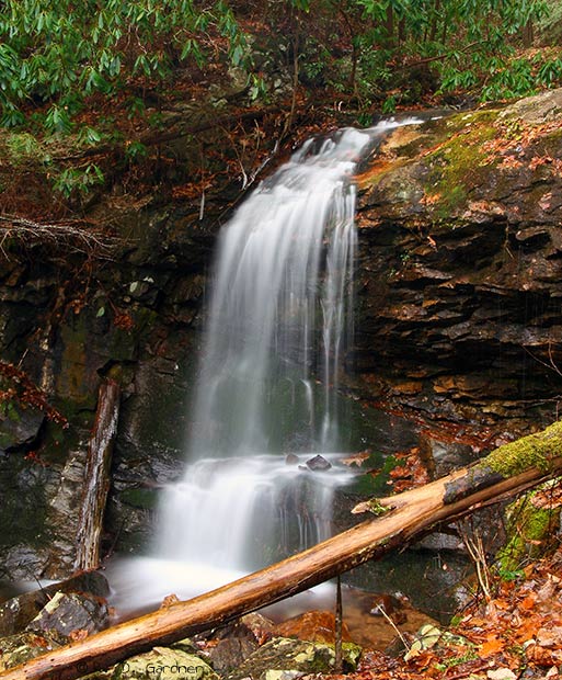 Pine Ridge Falls in Unicoi Co., TN