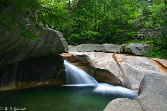 The Basin in Fanconia Notch State Park