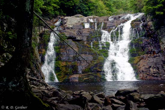 Laurel Falls in Dennis Cove on the Appalachian Trail