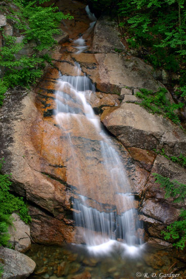 Liberty Gorge Cascade in Franconia Notch State Park