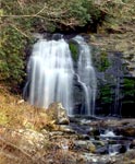 Roadside view of Meigs Falls