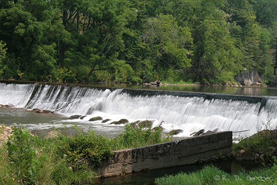 Mocks Mill from behind the restaurant