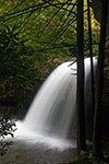 Side view of the upper falls