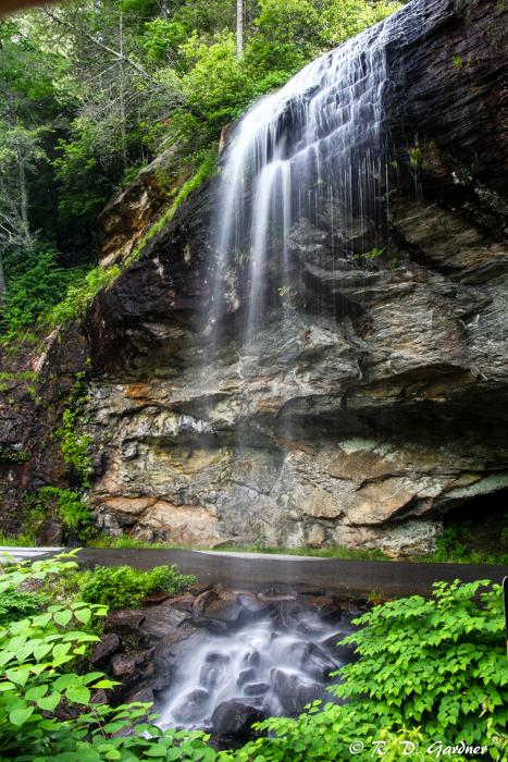 Bridal Veil Falls near Highlands, NC