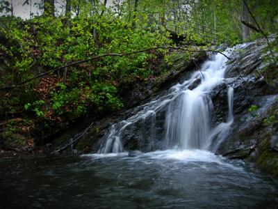 Lynchburg's very own waterfall, Opossum Creek Falls