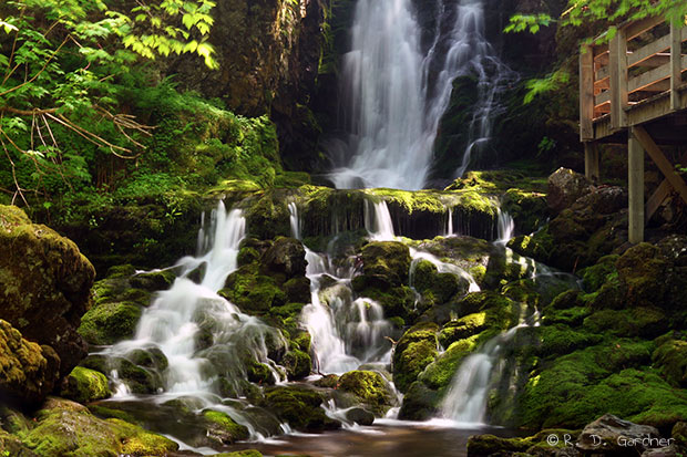 Dickson Falls near W. Paris, Maine