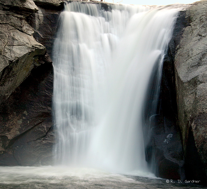 A closer view of Elk Falls