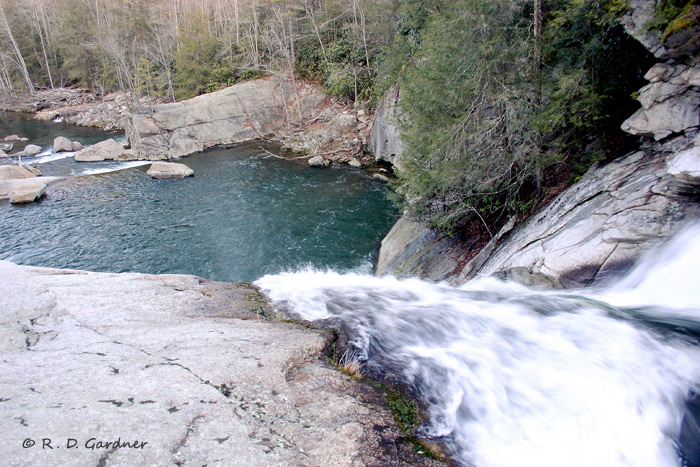 View from the top of Elk Falls