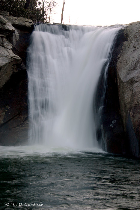 Elk Falls from mid-stream