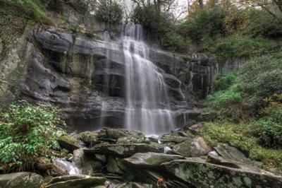 Falls Branch Falls, Cherohala Skyway