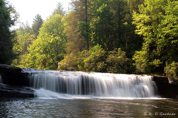 Downstream View of Hooker Falls