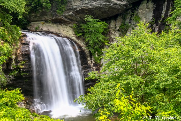 Looking Glass Falls near Brevard, NC