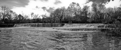 A Panoramic Waterfall